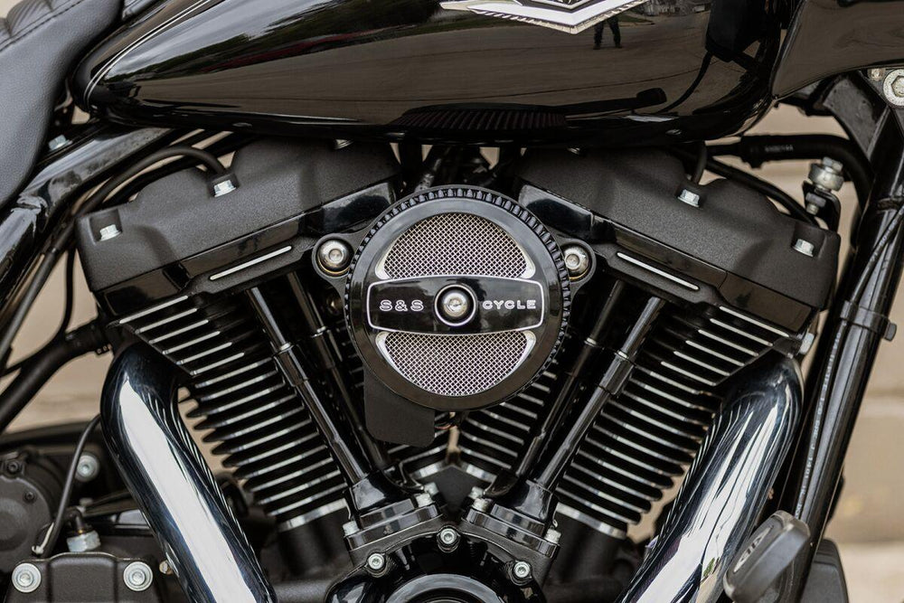 S&S Cycle Air 1 Stealth Air Cleaner Cover For Harley Davidson FLD 1690 2012-2013 - Black