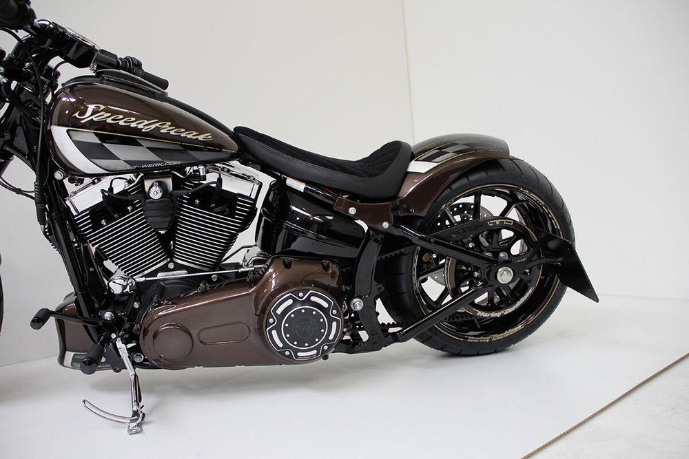 Cult Werk License Plate For Harley Davidson FXSB 1690 2013