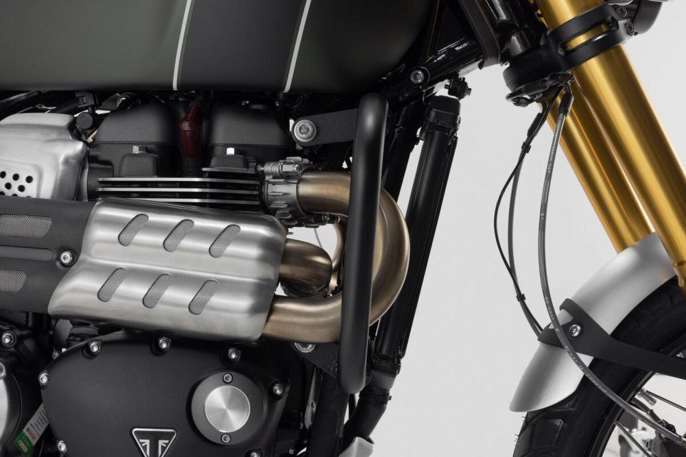 SW Motech Crash Bars For Triumph Scrambler 1200 XE 2021-2024 - Black Powder-Coated