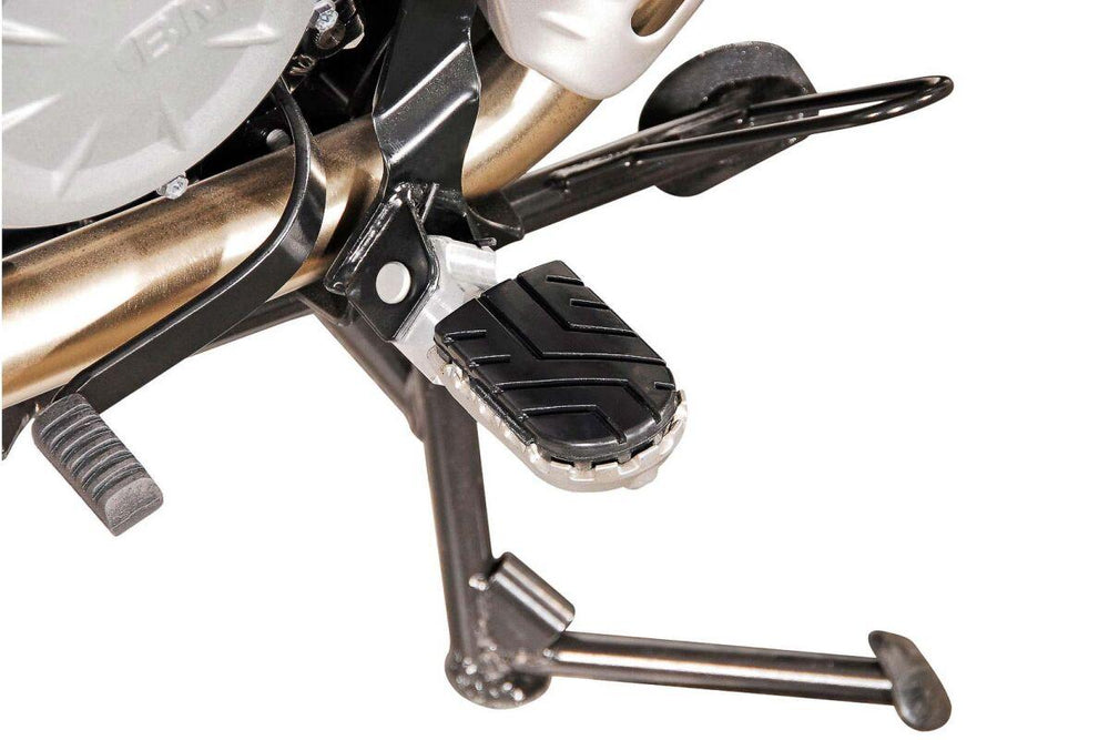 SW Motech ION Footpegs For BMW F 650 GS 2003-2010 - Black Silver