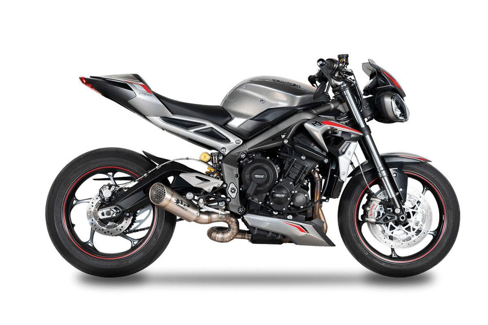 Spark GRID-O Exhaust System For Triumph Street Triple 660S ABS 2018-2022 Titanium