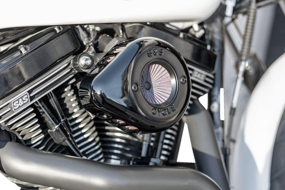 S&S Cycle Air Stinger Stealth Air Cleaner Kit For Harley Davidson FLD 1690 2012-2016 - Black