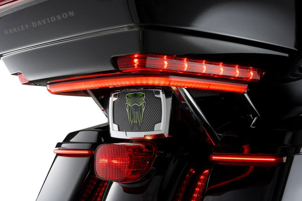 Ciro Tailo Tour Pack Taillight For Harley Davidson FLHTCU 1690 ABS 2014-2016 Light Smoke