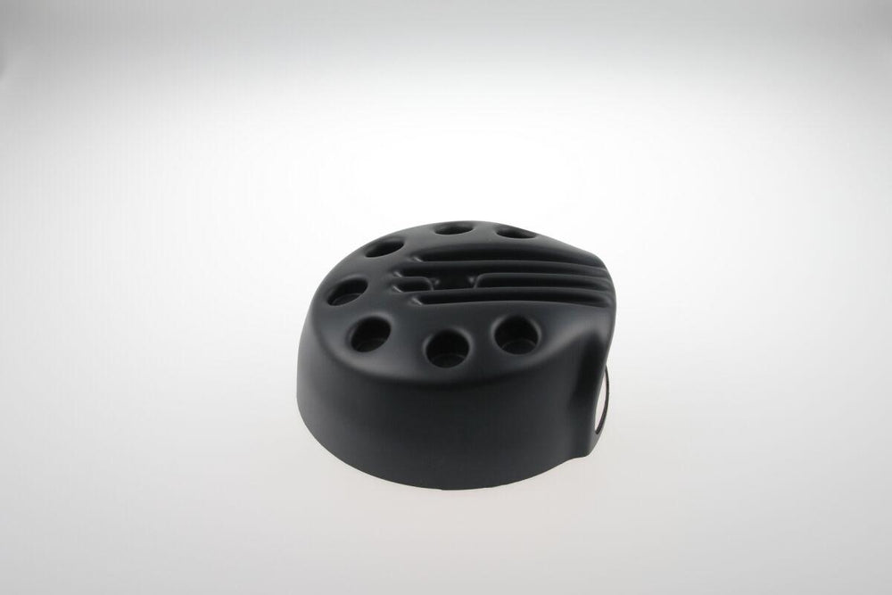 Cult Werk Slotted Air Filter Cover For Harley Davidson FXSB 1690 2014-2017 - Raw Black