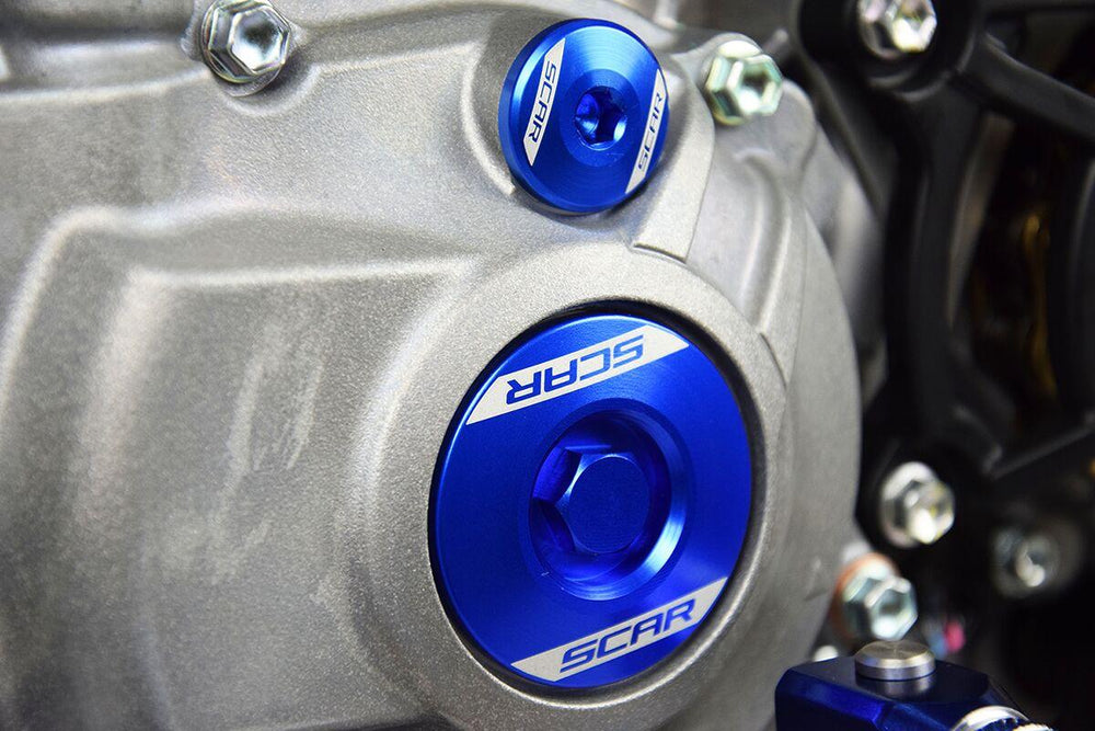 Scar Engine Plug For Yamaha WRF250 2015-2026 - Blue