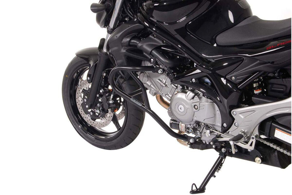 SW Motech Crash Bars For Suzuki SFV 650 2009-2015 - Black Powder-Coated