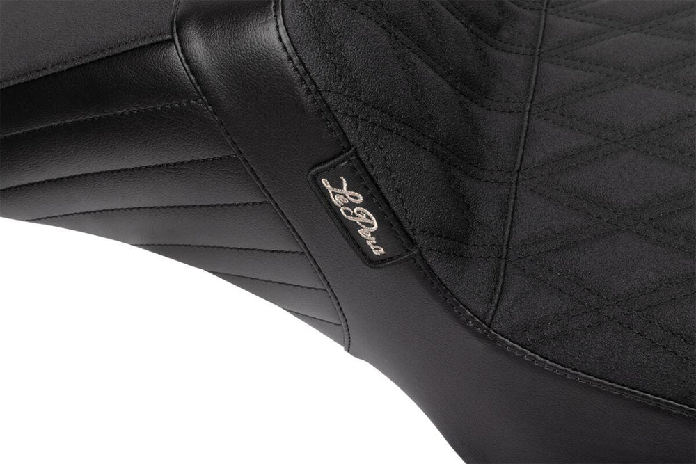 LE Pera Kickflip Daddy Long Legs Seat For Harley Davidson FLHX 1750 ABS 2023 Double Diamond/Gripper - Black