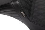 LE Pera Kickflip Daddy Long Legs Seat For Harley Davidson FLHX 1750 ABS 2023 Double Diamond/Gripper - Black