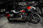 Slyfox High Noon Seat For Harley Davidson FLHX 1923 ABS 2024 Black Logo/Classic Stitch - Black
