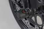 SW Motech Front Axle Slider Set For Ducati Diavel 1260 2020-2022 Front - Black