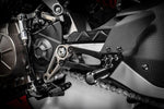 Gilles FXR Rearset For Aprilia RS 660 ABS 2021-2026 - Black/Silver