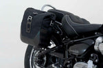 SW Motech Legend Side Pannier Bag System LC For Triumph Bonneville 1200 Speedmaster 2018-2024 - Black/Brown