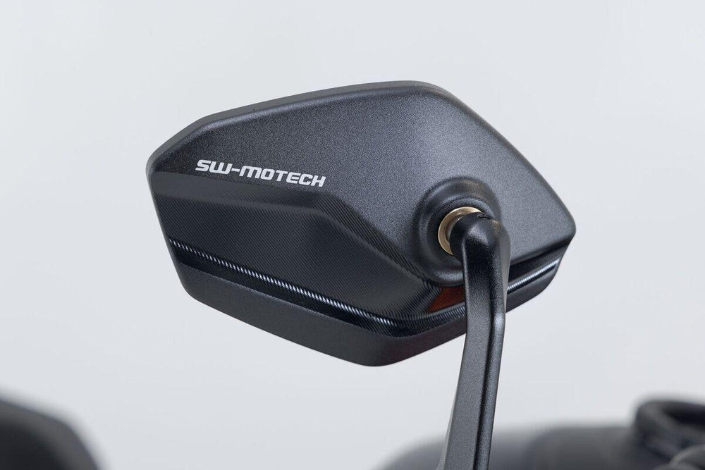 SW Motech Bar end Mirrors For KTM Duke 790 2018-2024 - Black