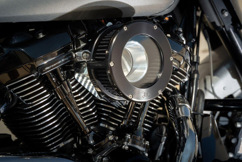 Feuling Parts BA Air Cleaner Kit For Harley Davidson FLHR 1584 2008 - Black/Clear