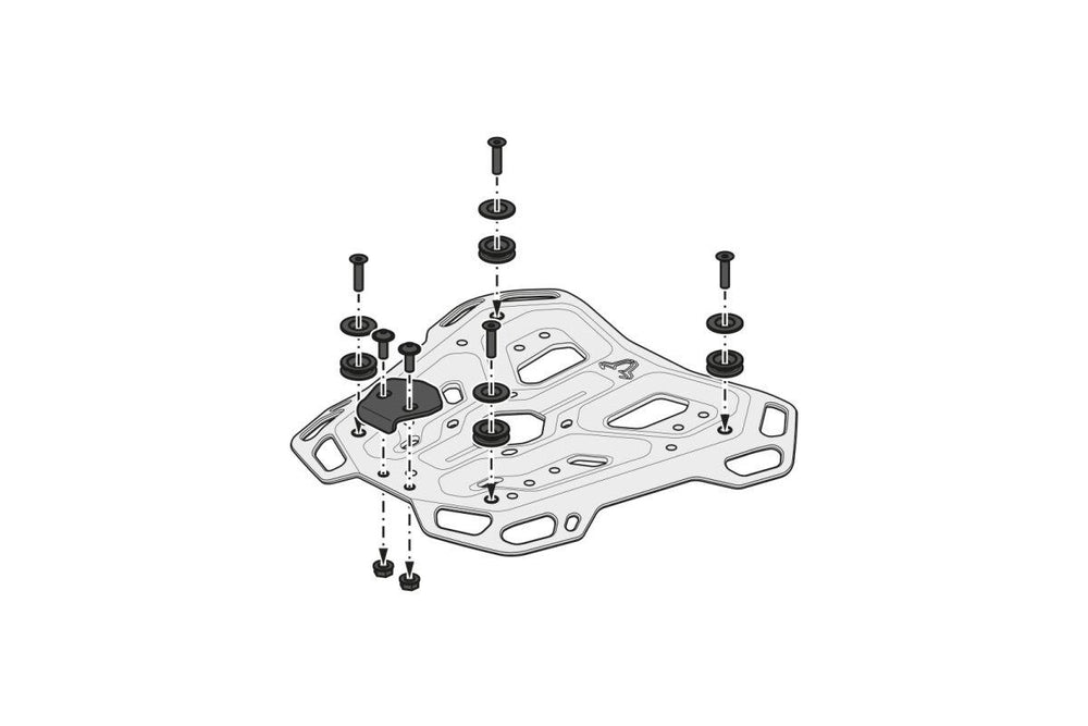 SW Motech Adventure Rack For CF Moto MT 450 2024-2025 - Black