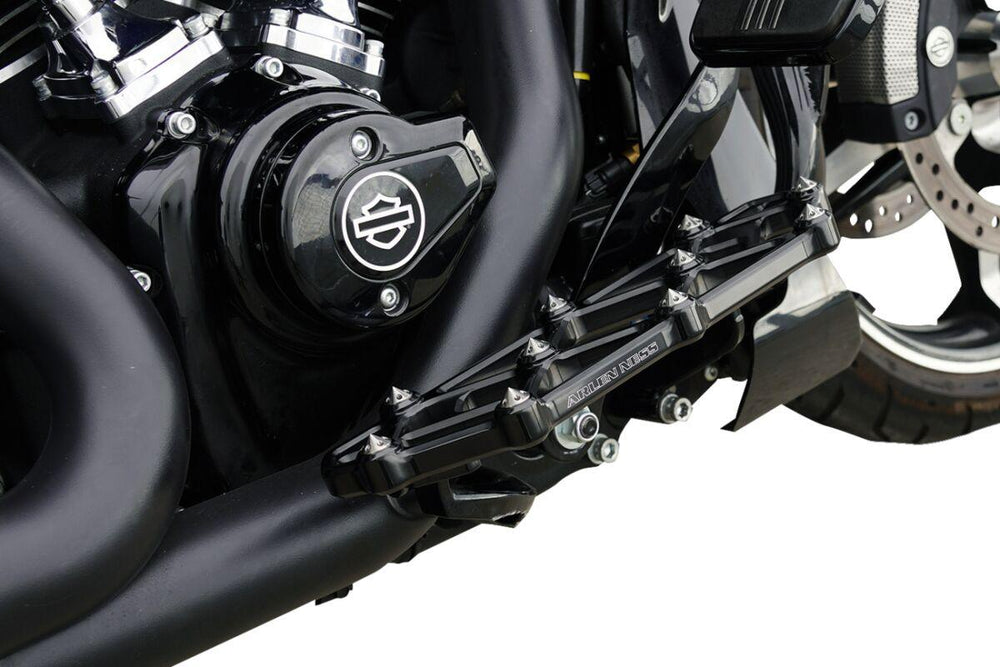 Arlen Ness Diamond Rider Floorboards For Harley Davidson FLD 1690 2012-2013 - Black