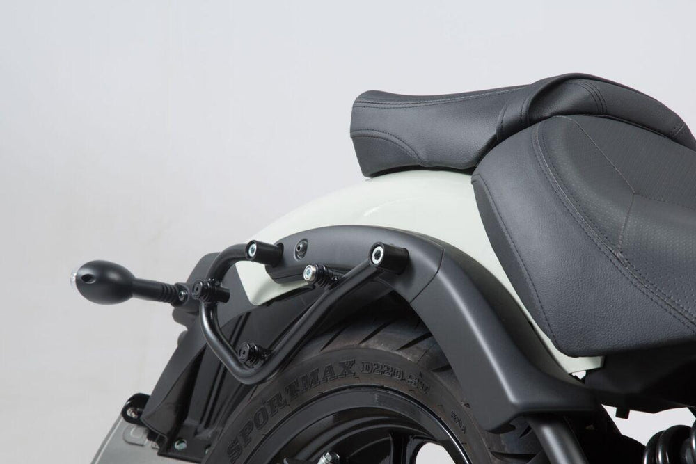 SW Motech Legend Gear Side Pannier Bag System LC Edition For Kawasaki EN 650 2015-2016 - Black