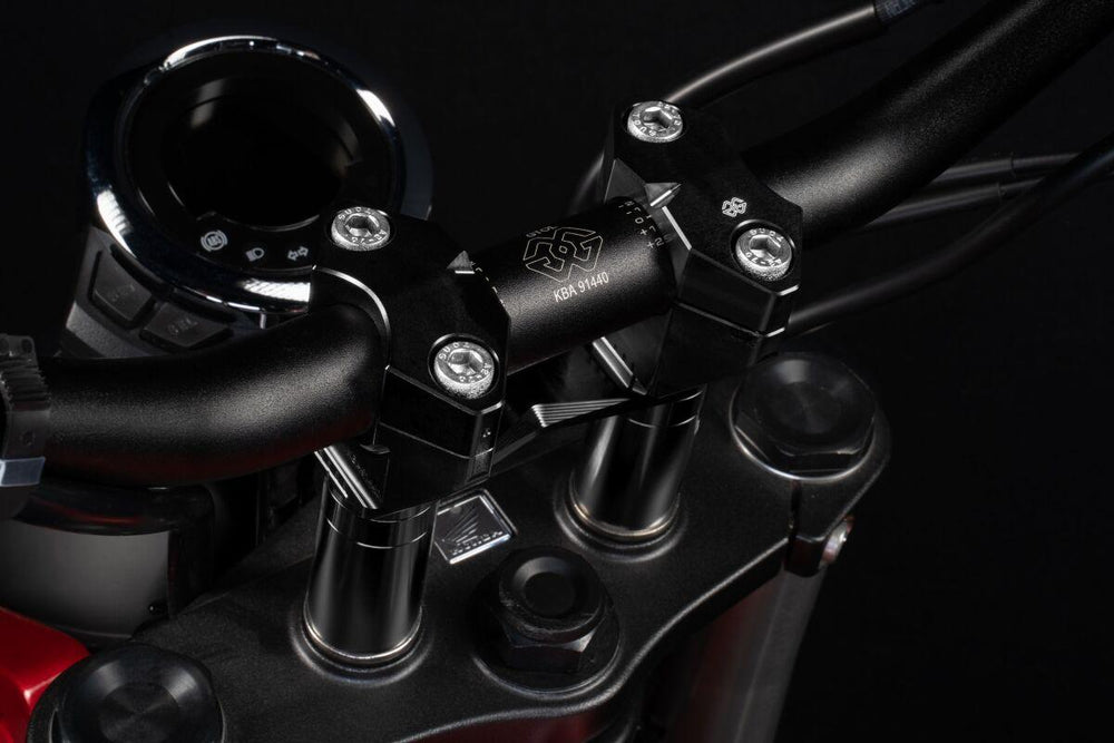 Gilles 2D.GT Handlebar Risers For Honda MSX125 ABS 2022-2026 - Black