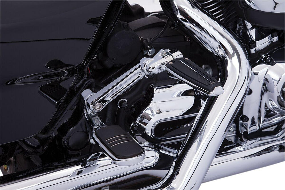 Ciro Passenger Peg Mounts For Harley Davidson FLH 1868 ABS 2021 Rear - Chrome