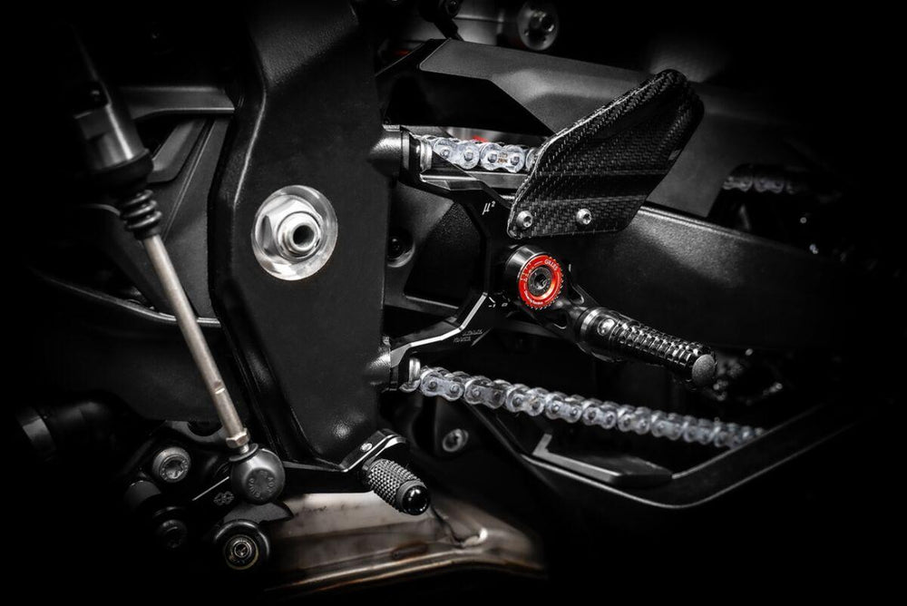 Gilles MUE2 Rearset For BMW M 1000 R ABS 2023-2024 - Black/Red