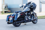 S&S Cycle 4-1/2" GNX Silencers For Harley Davidson FLHR 1340 1995-1998 - Guardian Black