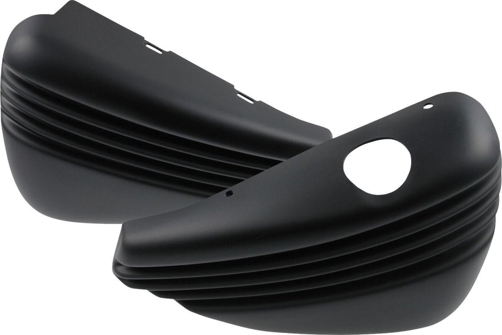 Cult Werk Bobber Side Panels For Harley Davidson XL 1200 C 2014-2020 - Raw Black