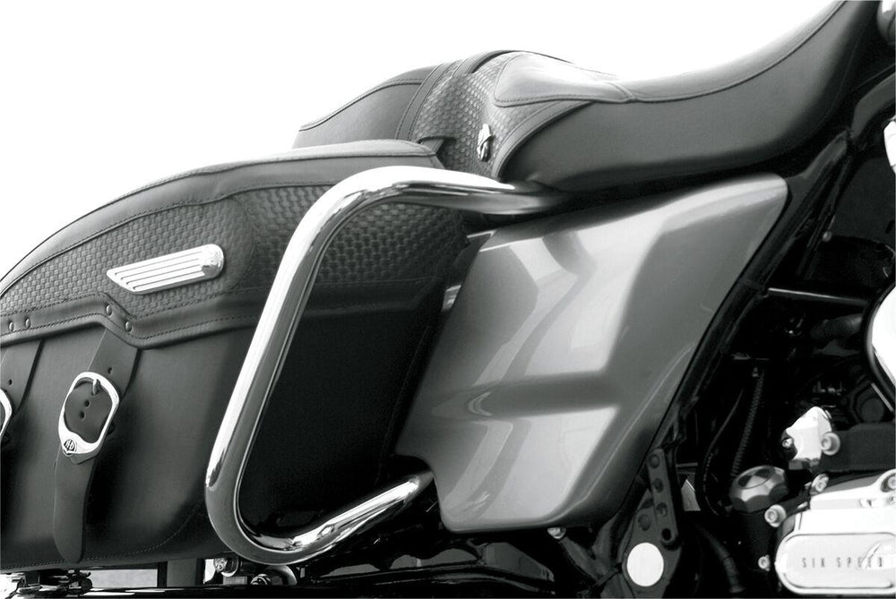 Drag Specialties Big Buffalo Saddlebag Bars For Harley Davidson FLHR 1340 1997-1998 - Chrome