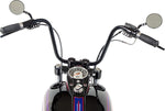 Khrome Werks 1" Handlebar For Harley Davidson FLHR 1340 1997 21 cm (8-1/8") - Black