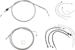 Magnum Shielding XR Handlebar Cable Install Kit For Harley Davidson FLH 1868 2021 30.5 - 35.5cm (12" - 14") - Chrome Clear-Coated