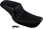 LE Pera Kickflip Seat For Harley Davidson FXD 1340 1996-1998 Diamond - Black