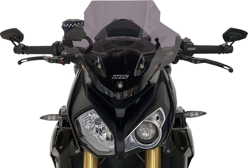 WRS Windscreen For BMW S 1000 R ABS 2014-2020 35 cm (13-3/4") - Dark Smoke