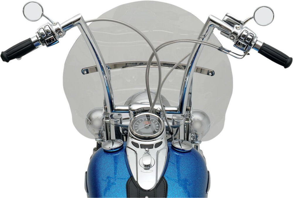 Todds 1-1/4" Strip Handlebar For Harley Davidson FLDE 1750 2018-2020 38 cm (15") - Chrome