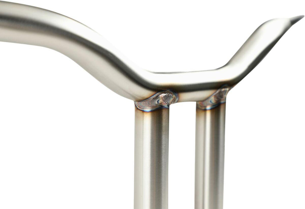 LA Choppers Kage Fighter Welded Straight-Riser Handlebar For Harley Davidson FLD 1690 2012-2013 25.5 cm (10") - Polished