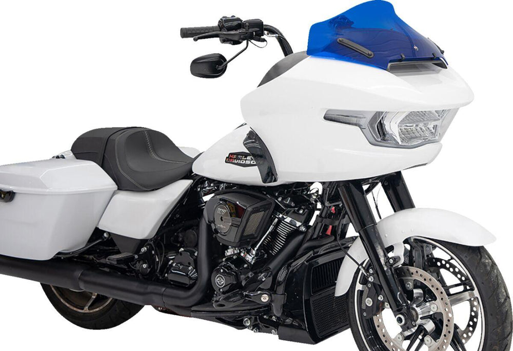 Klock Werks Kolor Flare Sport Windshield For Harley Davidson FLTRX 1923 2024-2025 27 cm (10-5/8") - Blue