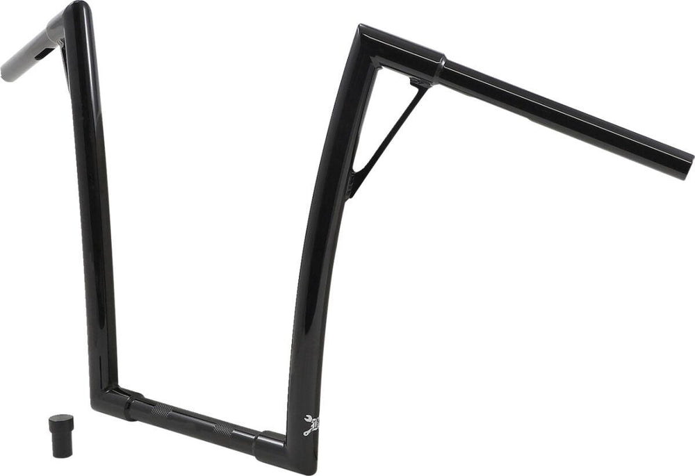 Burly Louie Handlebar For Harley Davidson FLDE 1750 2018-2020 30.5 cm (12") - Black