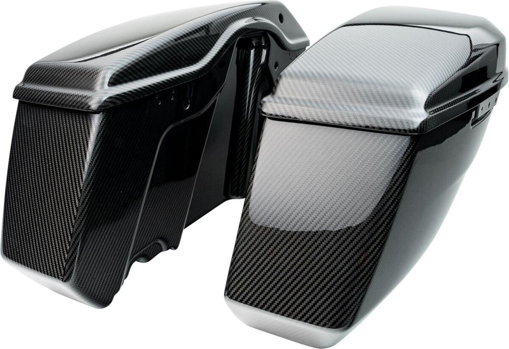 Slyfox Saddlebag Bottoms For Harley Davidson FLHX 1923 ABS 2024-2025 - Black/Gloss