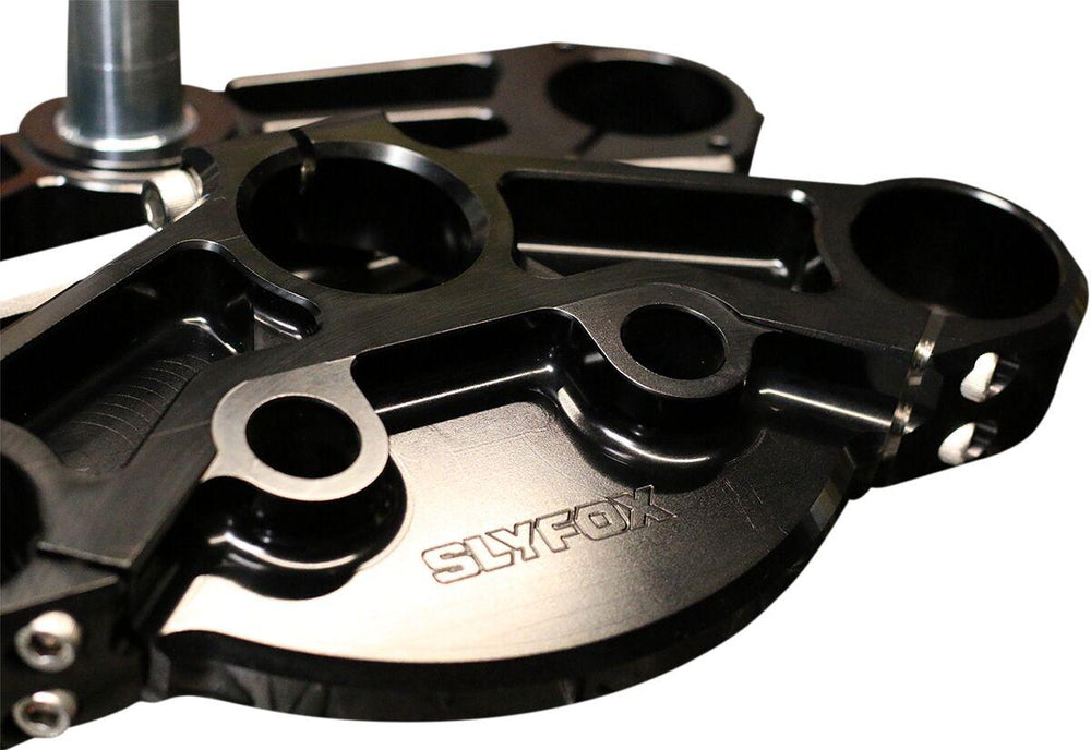 Slyfox Custom 49mm Triple Tree For Harley Davidson FLHR 1690 2014-2015 - Black