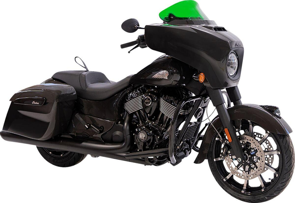 Klock Werks Kolor Flare Windshield For Indian Chieftan 111 2014-2020 25.5 cm (10") - Green