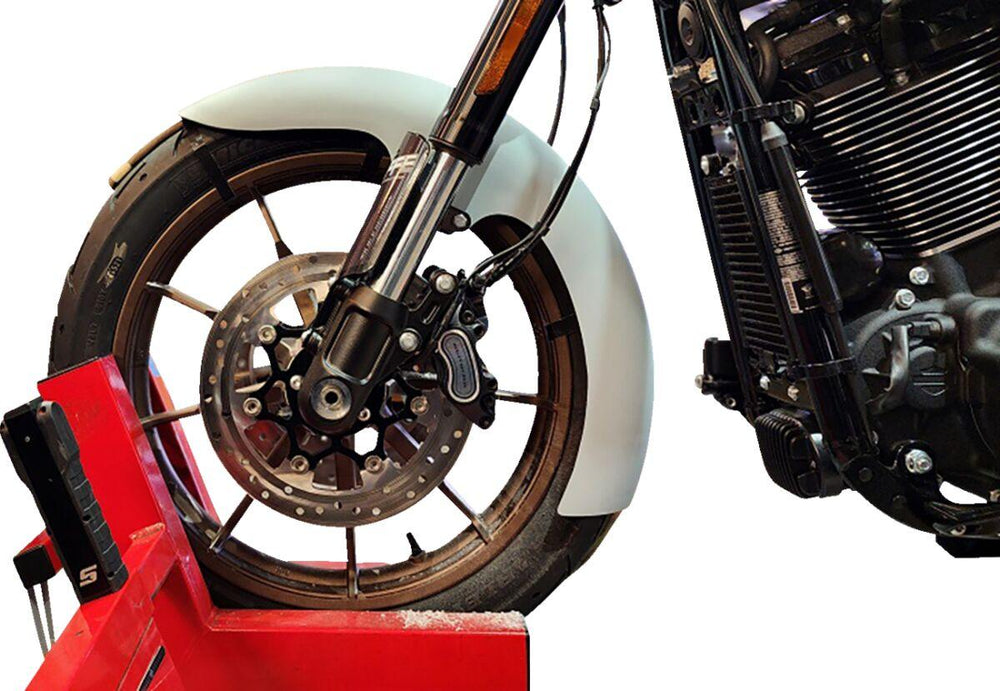 Paul Yaffe Super-Lite Fender Kit With Inverted Fork Adapters For Harley Davidson FXLR 1750 ABS 2018-2020 48.3 cm (19") Front - Unfinished