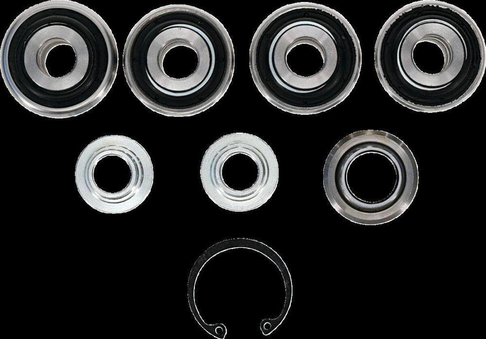 Moose Racing Independent Suspension Linkage Rebuild Kit For Polaris RZR XP 1000 TurboS 4X4 2019-2021 Rear - Black/Silver