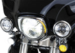 Ciro Fang Headlight Bezel For Harley Davidson FLH 1868 ABS 2021 Chrome Clear