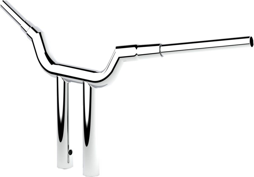 LA Choppers Valley T-Bar Handlebars 30.5 cm (12") - Chrome