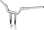 LA Choppers Valley T-Bar Handlebars 30.5 cm (12") - Chrome