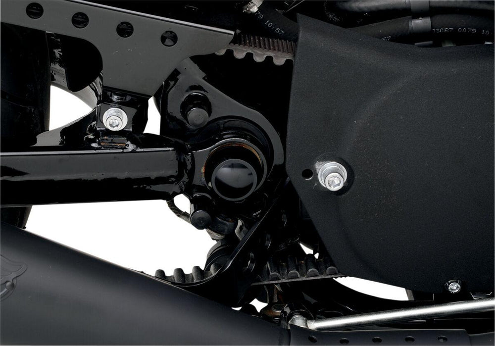 Drag Specialties Swingarm Pivot Bolt Covers For Harley Davidson XL 1200 C 2004-2013 - Black