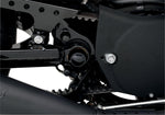 Drag Specialties Swingarm Pivot Bolt Covers For Harley Davidson XL 1200 C 2004-2013 - Black