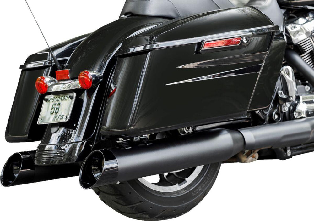 S&S Cycle 4-1 2" MK45 Cutlass Performance Silencers For Harley Davidson FLH 1868 2021 - Black