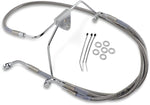 Drag Specialties Extended Length Stainless Steel Brake Hose Kit For Harley Davidson FLHT 1340 1996-1998 Front