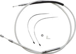 Magnum Shielding Sterling Chromite II Designer Handlebar Cable Install Kit For Harley Davidson FLHR 1750 2021-2022 38 - 43cm (15" - 17") - Chrome Clear-Coated