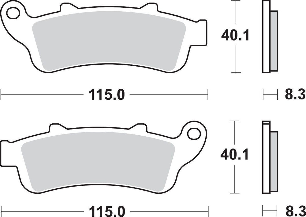 SBS HS Street Excel Sintered Front Brake Pads For Honda CB 1100SF 2000-2003