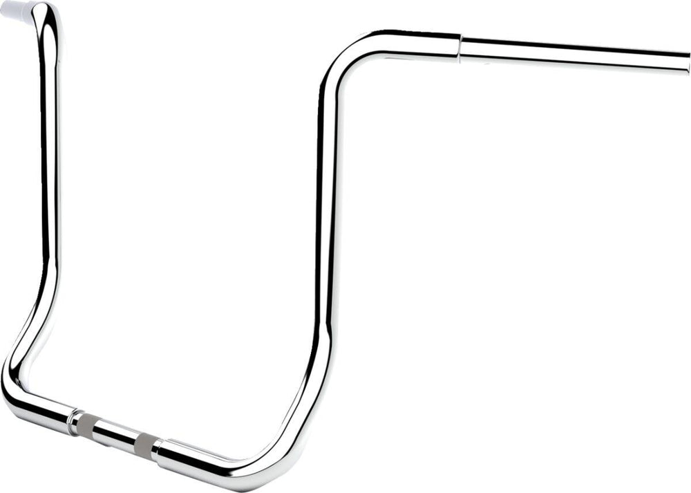 LA Choppers Twin Round Handlebar For Harley Davidson FLH 1868 ABS 2021 40.5 cm (16") - Chrome